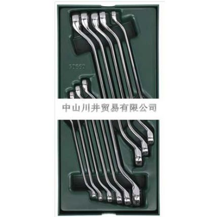 世達SATA工具托組套 10件全拋光雙梅花扳手